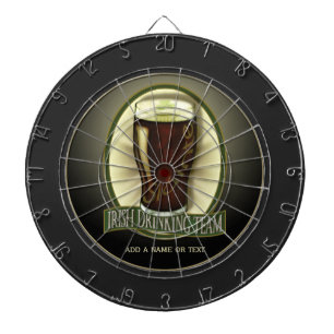 Cible De Fléchettes Équipe potable irlandaise personnalisée