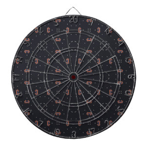Cible De Fléchettes Étoiles et motif d'engin spatial unique