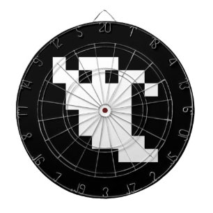 Cible De Fléchettes Fantôme à 8 bits pour pixels