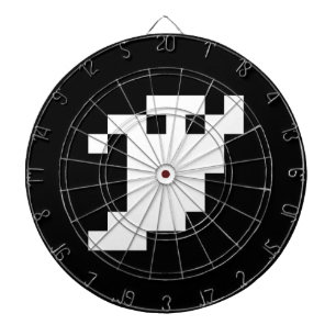 Cible De Fléchettes Fantôme à 8 bits pour pixels