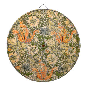 Cible De Fléchettes Festival de fleurs de William Morris Spring Compto