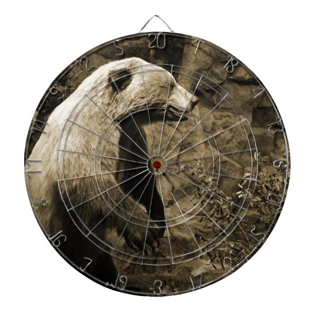 Cible De Fléchettes Fière Ours (Devant)