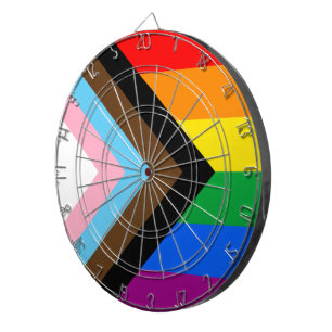 Cible De Fléchettes Fierté de progrès LGBTQ+