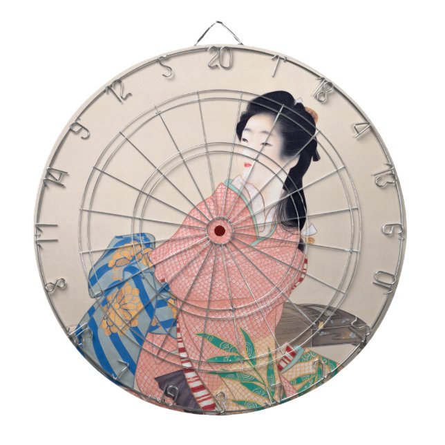 Cible De Fléchettes Fille Miyuki (Belle Dame Japonaise) (Asiatique) (Devant)