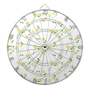 Cible De Fléchettes Flore et Fleurs