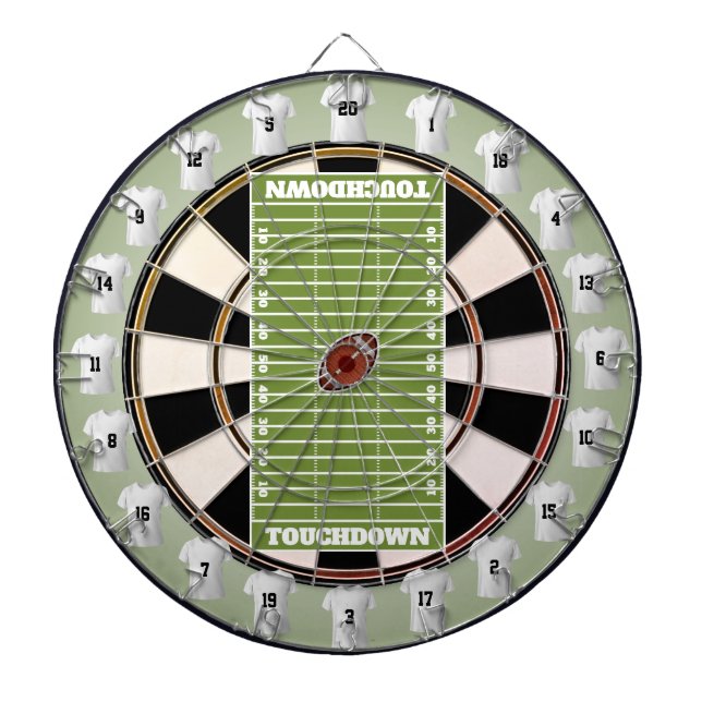 Cible De Fléchettes Football Field Multi-Cible Jersey Style (Devant)
