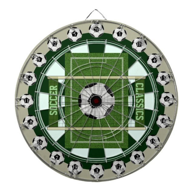 Cible De Fléchettes Football (Football) Multi-Cible 20 Nombre Tableau  (Devant)
