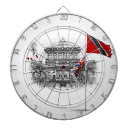 CIBLE DE FLÉCHETTES FORGÉ : TRINIDAD & TOBAGO 8.31.62