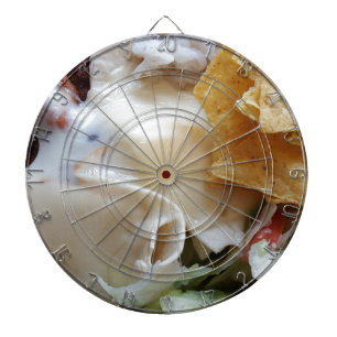 Cible De Fléchettes Fromage fondu Nacho Drôle Nourriture