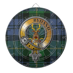 Cible De Fléchettes Gordon Tartan & Badge
