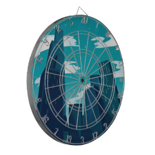 Cible De Fléchettes Gratte-ciel de Chicago