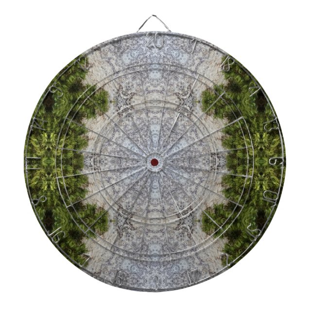 Cible De Fléchettes Green Moss & Earth Nature Art (Devant)