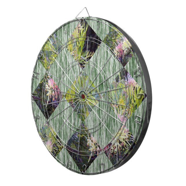 Cible De Fléchettes Grevillea : Embrasser les Motifs de Diamants de la (Devant droit)