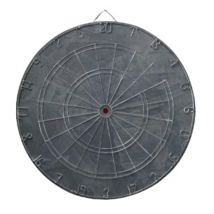 Cible De Fléchettes Gris Uni