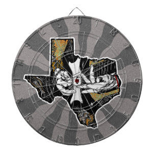Cible De Fléchettes Guitare du Texas