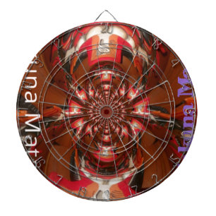 Cible De Fléchettes Hakuna Matata Halloween Masque Kaleidoscope Abstra
