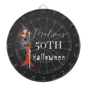 Cible De Fléchettes Halloween 50 ème fête d'anniversaire de femme