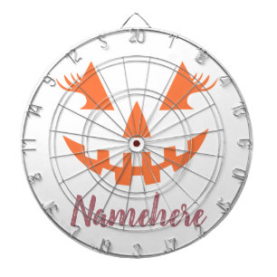 Cible De Fléchettes Halloween Citrouille Jack-o'-lantern fille personn