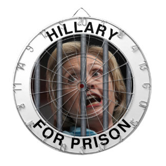 Cible De Fléchettes Hillary pour la prison