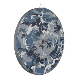 Cible De Fléchettes Hiver Camouflage bleu neige, Militaire, Armée
