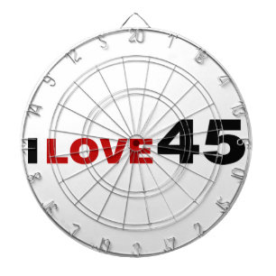 Cible De Fléchettes I Love 45