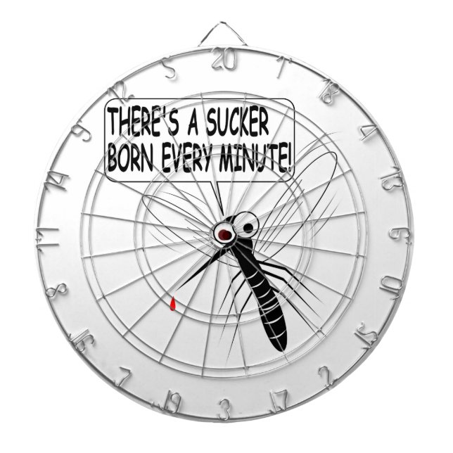 Cible De Fléchettes Il y a un pompier né chaque minute (Devant)