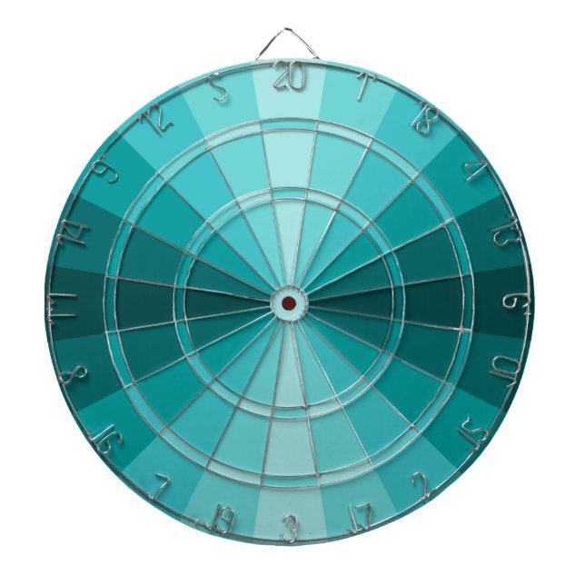 Cible De Fléchettes Illusion optique tableau de fléchettes Aqua (Devant)