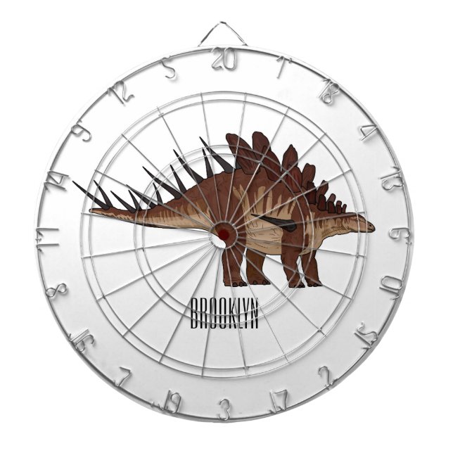 Cible De Fléchettes Illustration de Kentrosaurus (Devant)