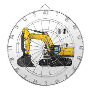 Cible De Fléchettes Illustration de la pelle Crawler