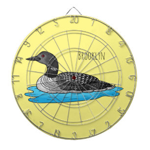 Cible De Fléchettes Illustration de Loon bird