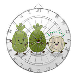 Cible De Fléchettes Illustration de mignonne guava feijoa