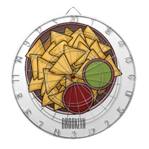 Cible De Fléchettes Illustration de Nachos