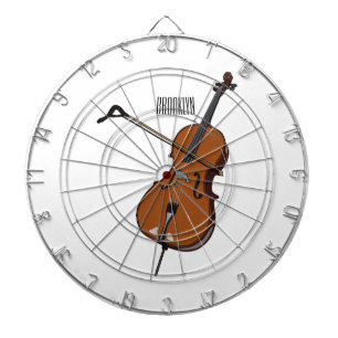 Cible De Fléchettes Illustration de violoncelle