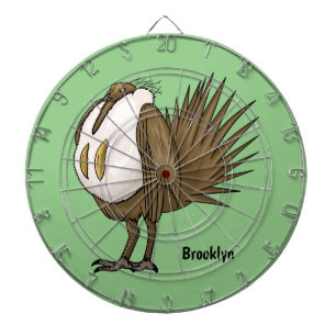 Cible De Fléchettes Illustration d'oiseau de tétras des armoises
