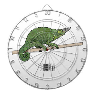 Cible De Fléchettes Illustration du caméléon de Jackson