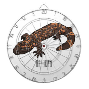 Cible De Fléchettes Illustration du monstre Gila