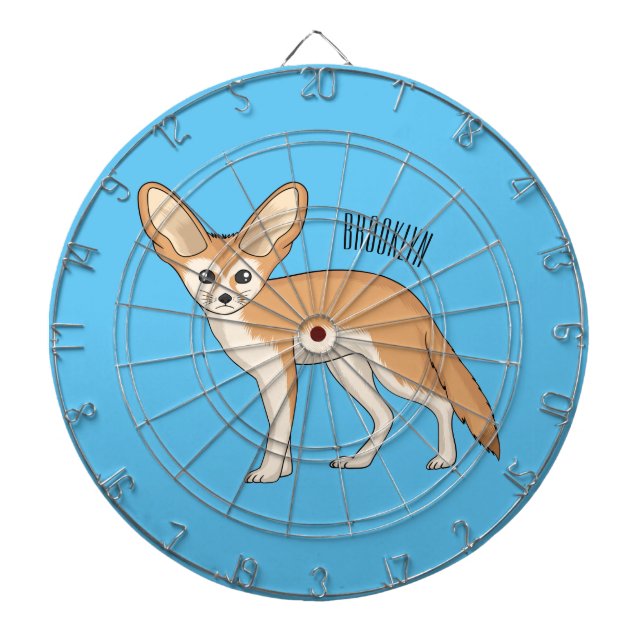 Cible De Fléchettes Illustration Fennec fox (Devant)