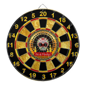 Cible De Fléchettes Intimidation terrifiante de crâne de sucre et