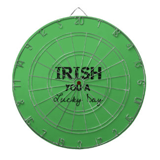 Cible De Fléchettes irish you un jour chanceux