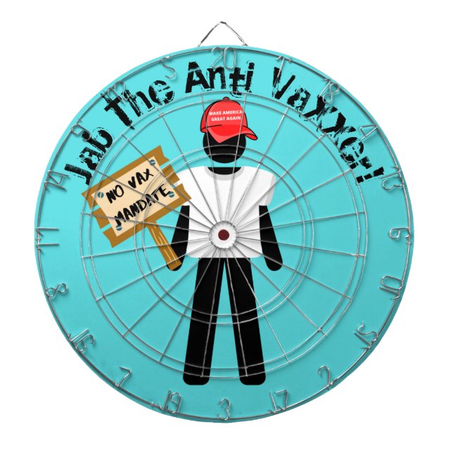 Cible De Fléchettes Jab The Anti-Vaxxer - Le Jeu Dart (Devant)