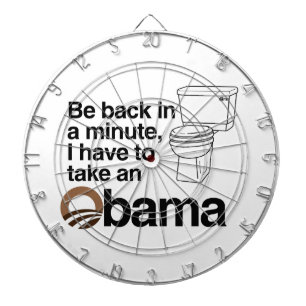 CIBLE DE FLÉCHETTES JE DOIS PRENDRE UN OBAMA
