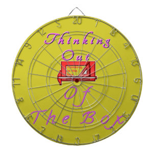 Cible De Fléchettes Je pense hors de la boîte.