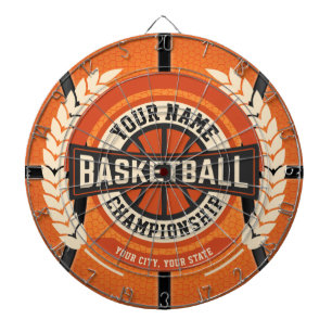 Cible De Fléchettes Joueur personnalisé de l'équipe de basket-ball Ath