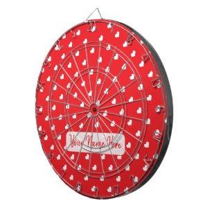 Cible De Fléchettes Joyeuse Saint-Valentin Moderne Motif d'Amour