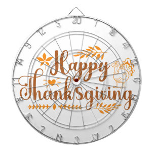 Cible De Fléchettes Joyeux Thanksgiving