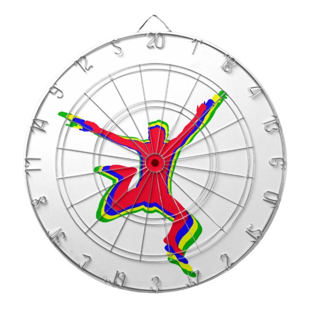 Cible De Fléchettes Jump dartboard (Devant)