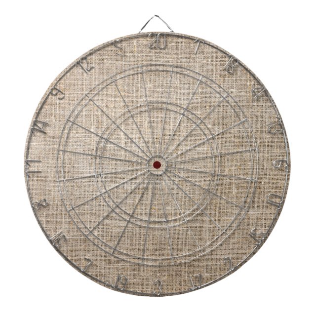 Cible De Fléchettes Jute Textile (Devant)
