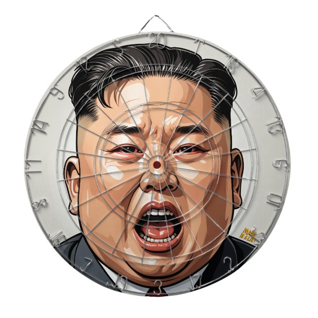 Cible De Fléchettes Kim Jong-Il Dartboard – Take Aim,Make Your Point (Devant)