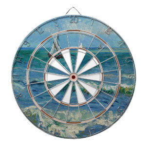 Cible De Fléchettes La mer aux Saintes Maries de la Mer   Van Gogh