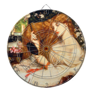 Cible De Fléchettes Lady Lilith (Beauté étonnante avec cheveux rouges 